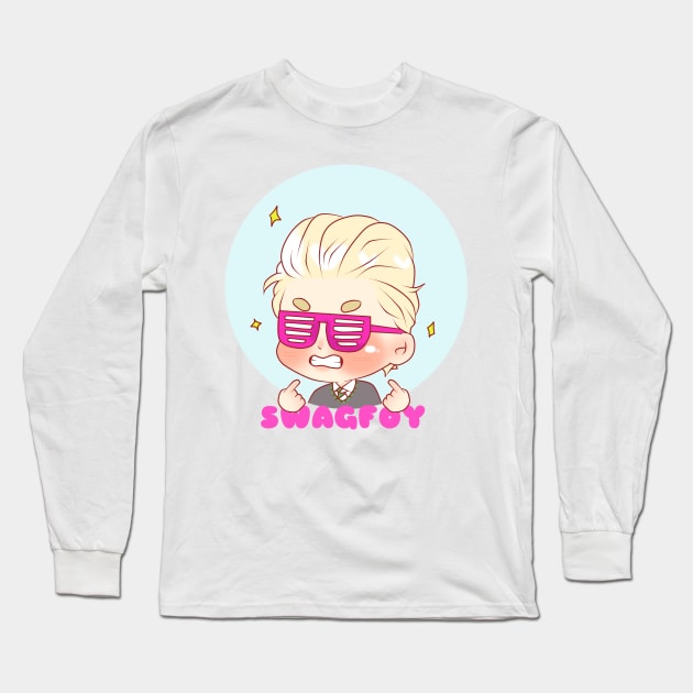 Draco Swagfoy Long Sleeve T-Shirt by cremebunny